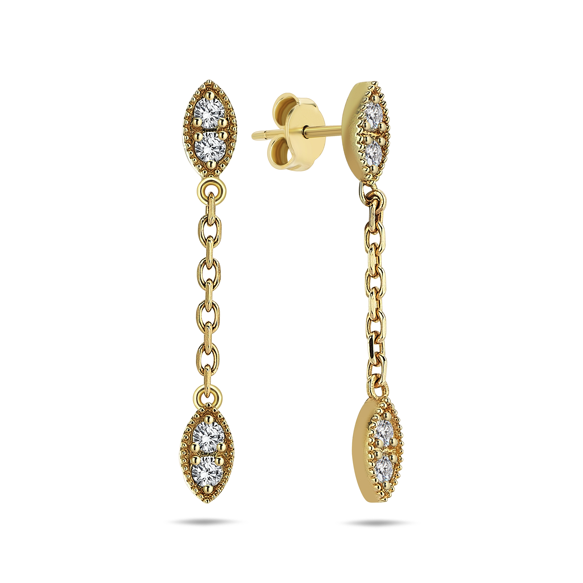 Long Drop Earrings