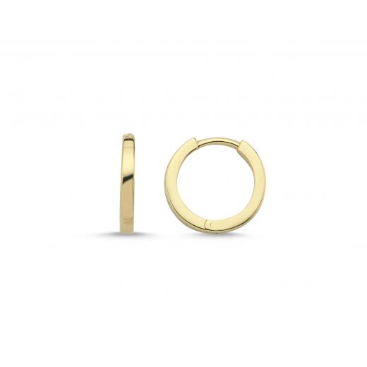 14k Real Gold Hoop Earrings
