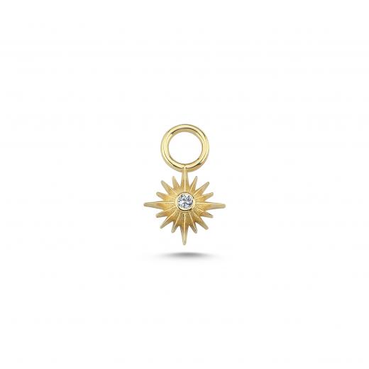 Bezel Diamond Northstar Charm