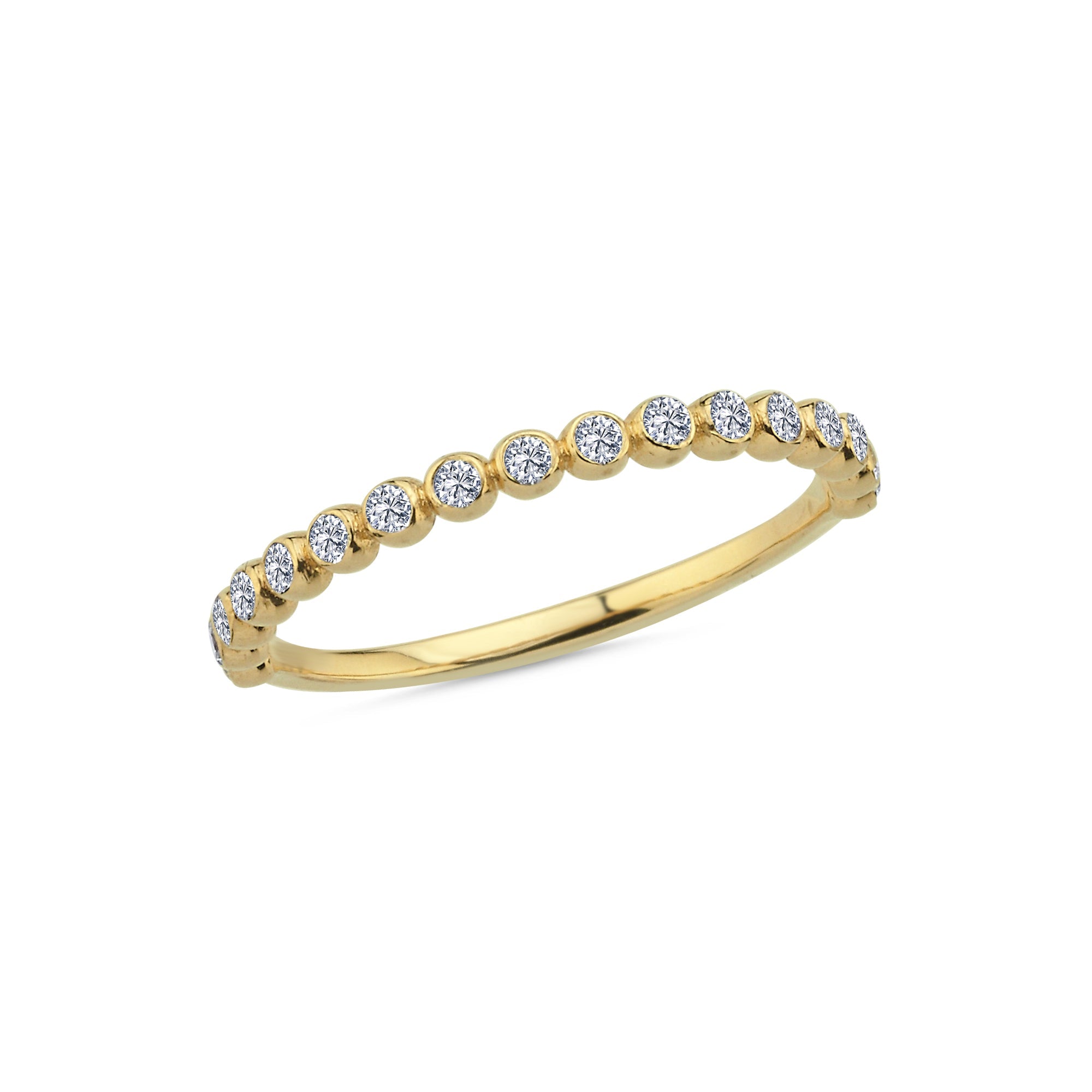 Bezel Diamond Wedding Ring