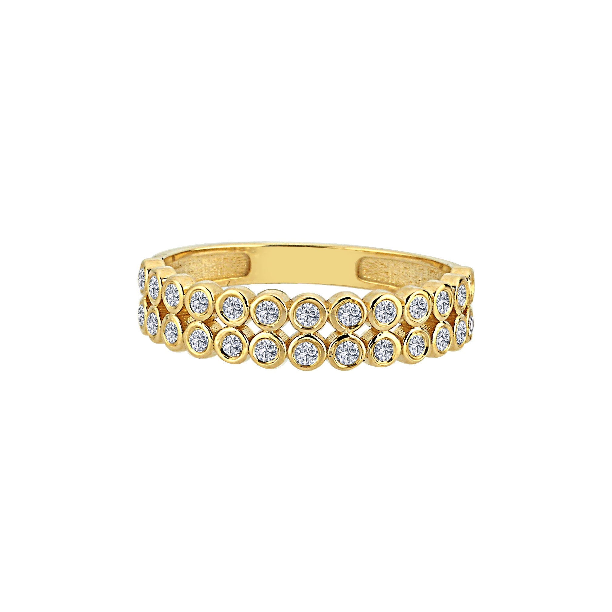 Bezel Diamond Wedding Ring