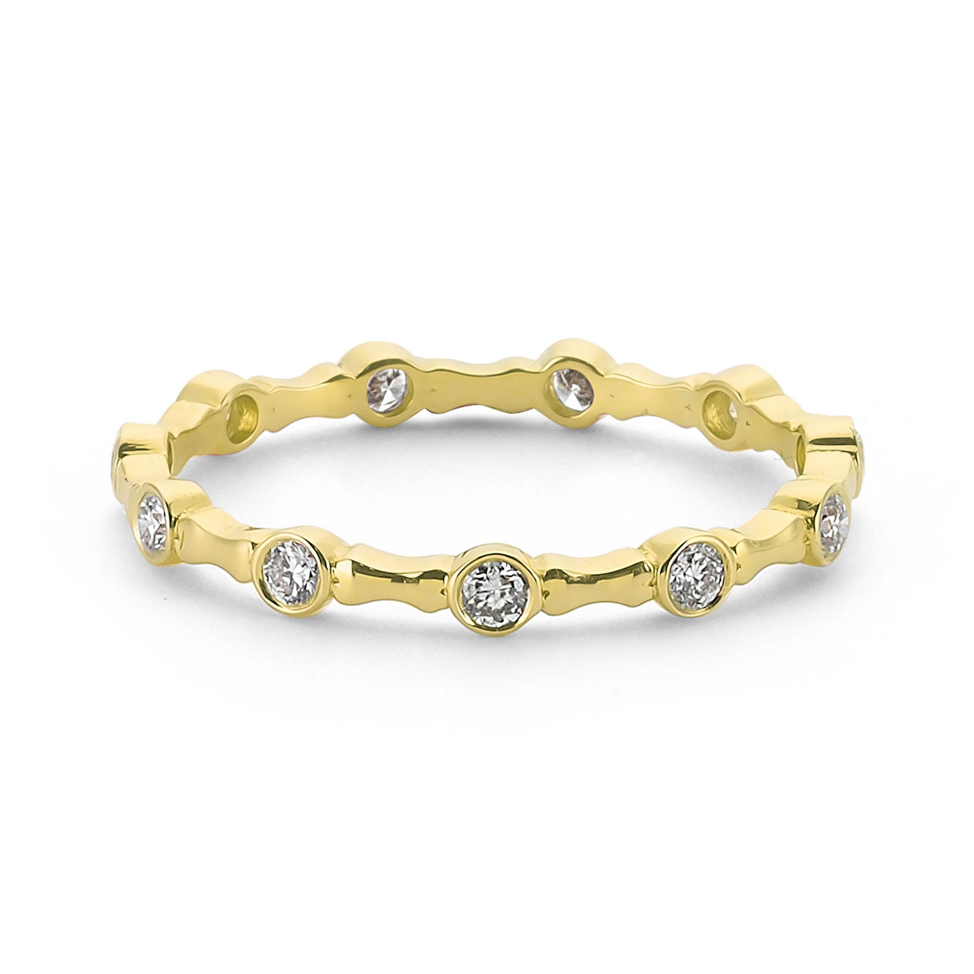 Bezel Set Diamond Full Eternity Ring