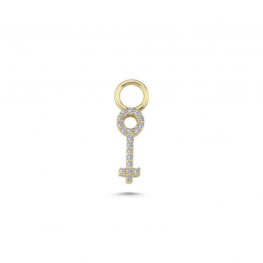 Diamond Sign of Feminity Charm