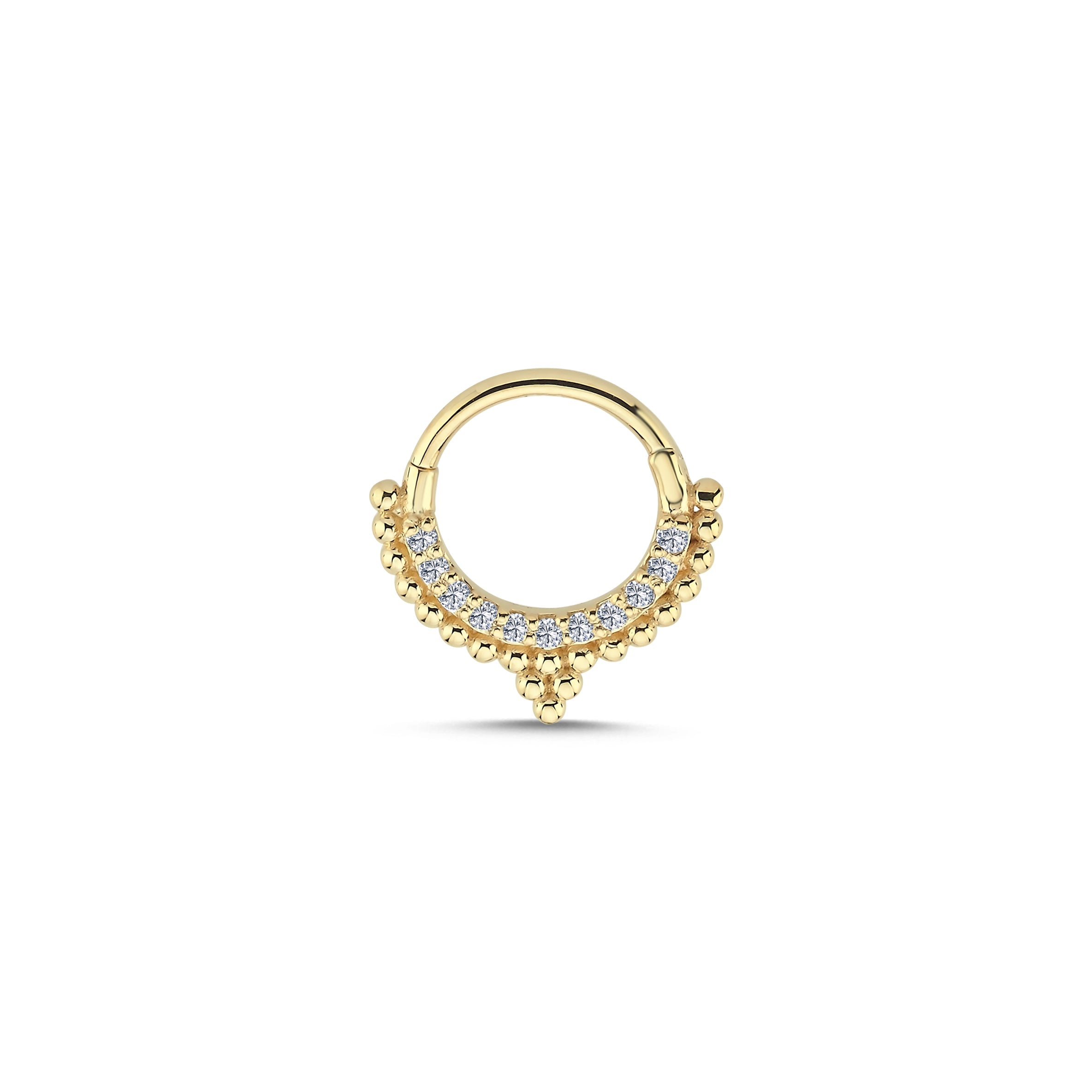 Diamond Ball Helix Earring