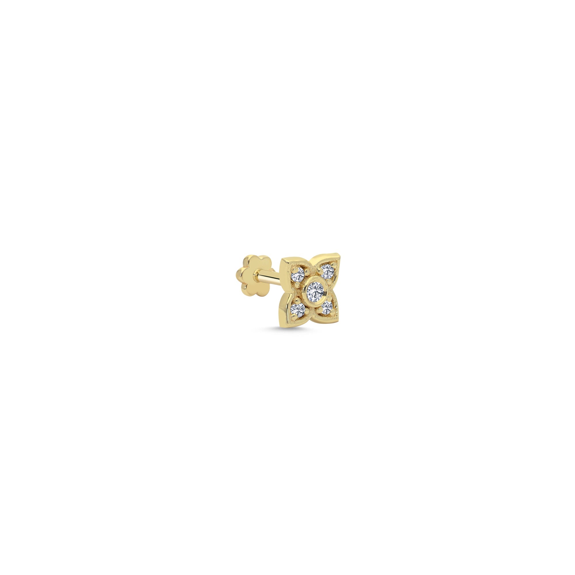 Diamond Chakra Tragus Earring