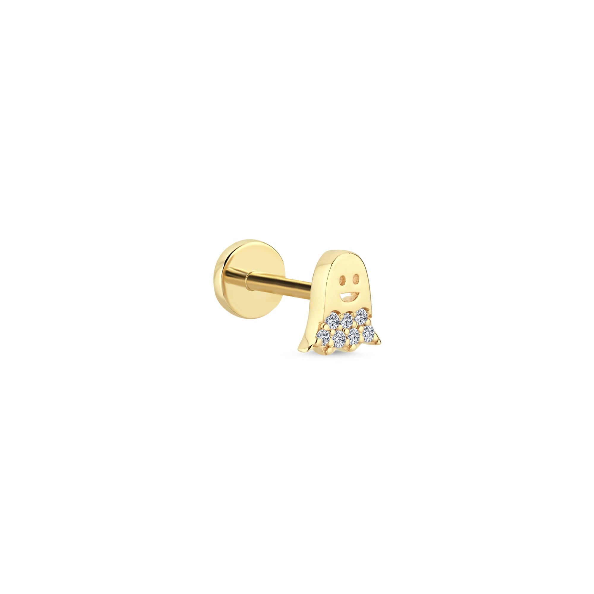 Diamond Ghost Tragus Earring