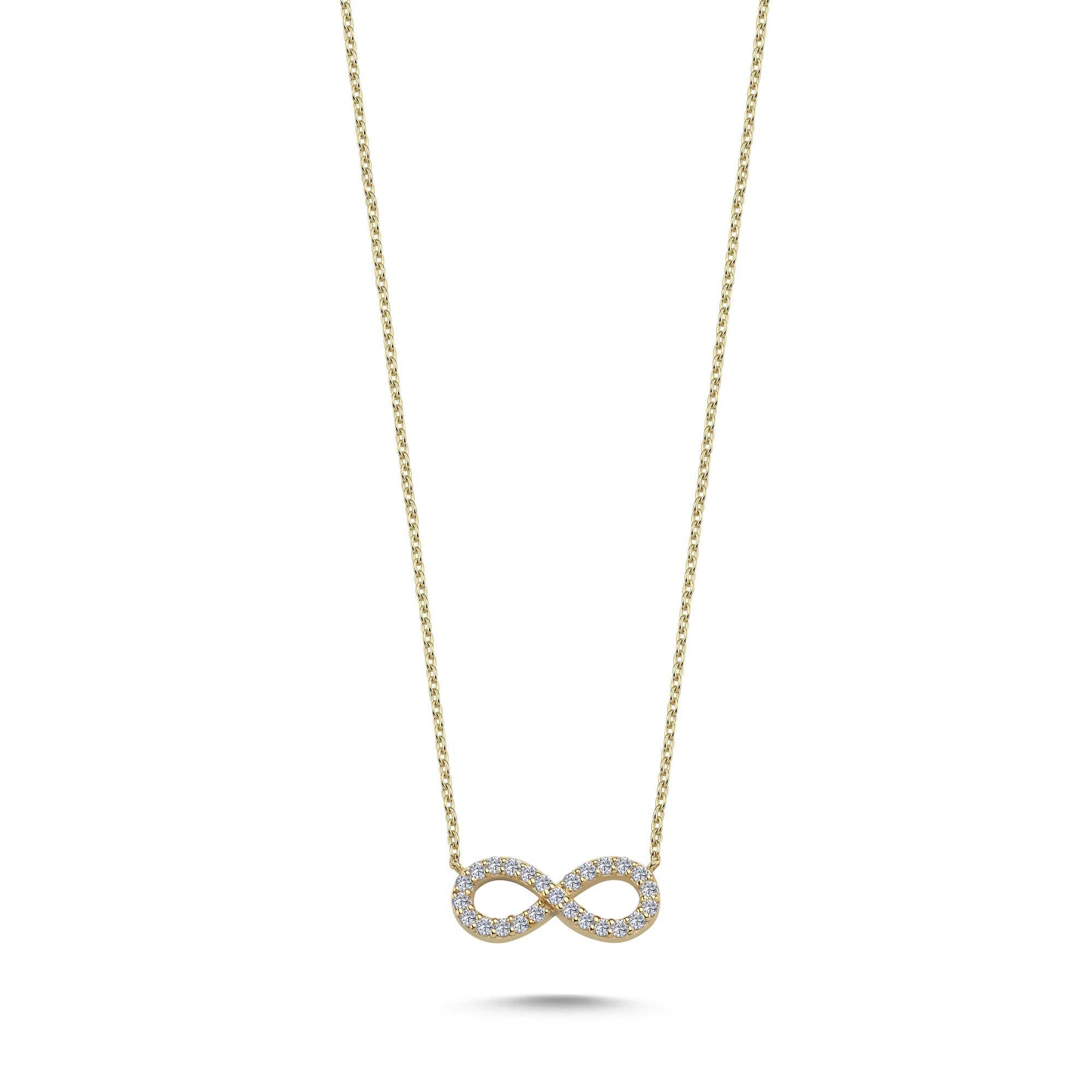 Diamond Infinity Necklace