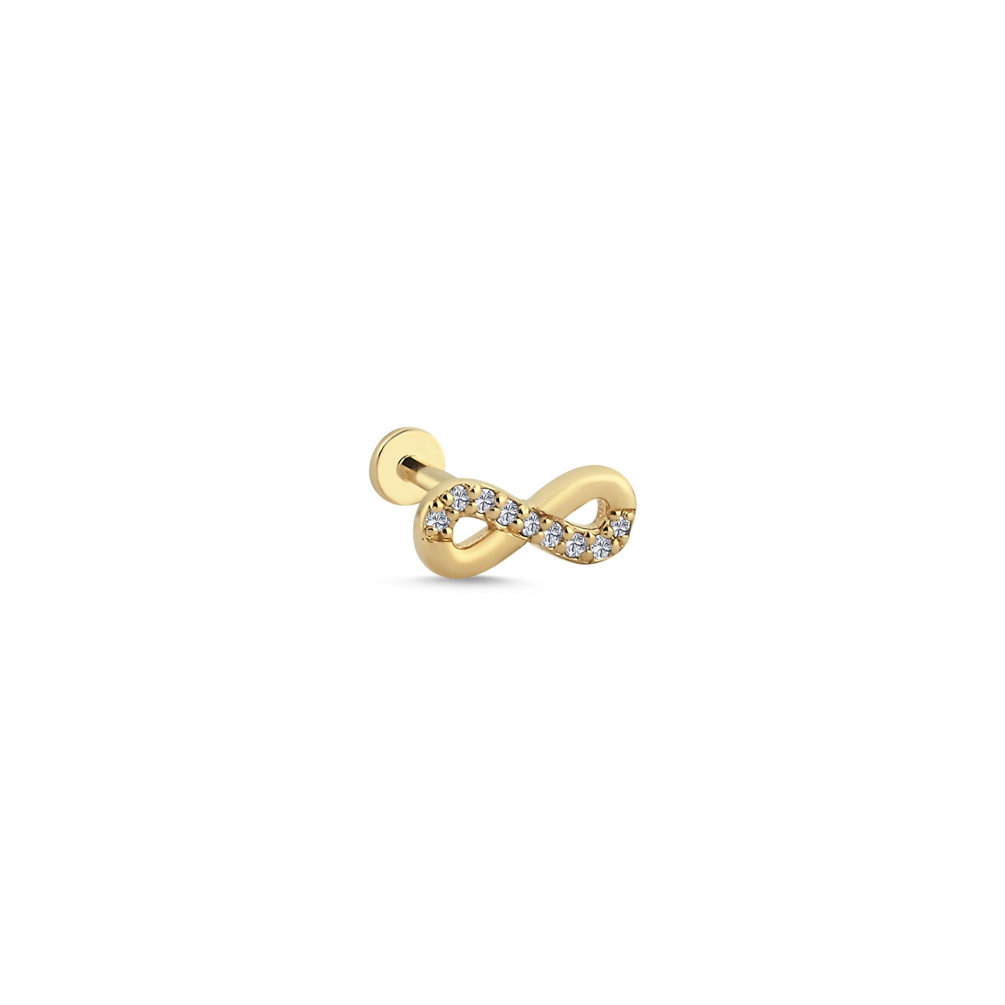 Diamond Infinity Tragus Earring