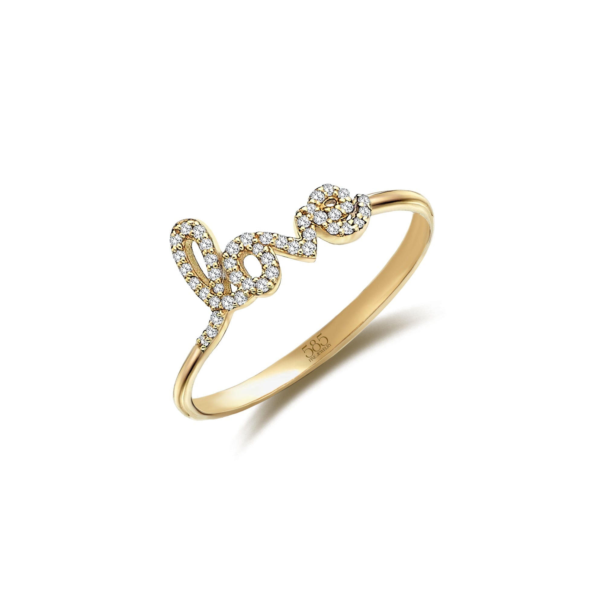 Diamond Love Ring