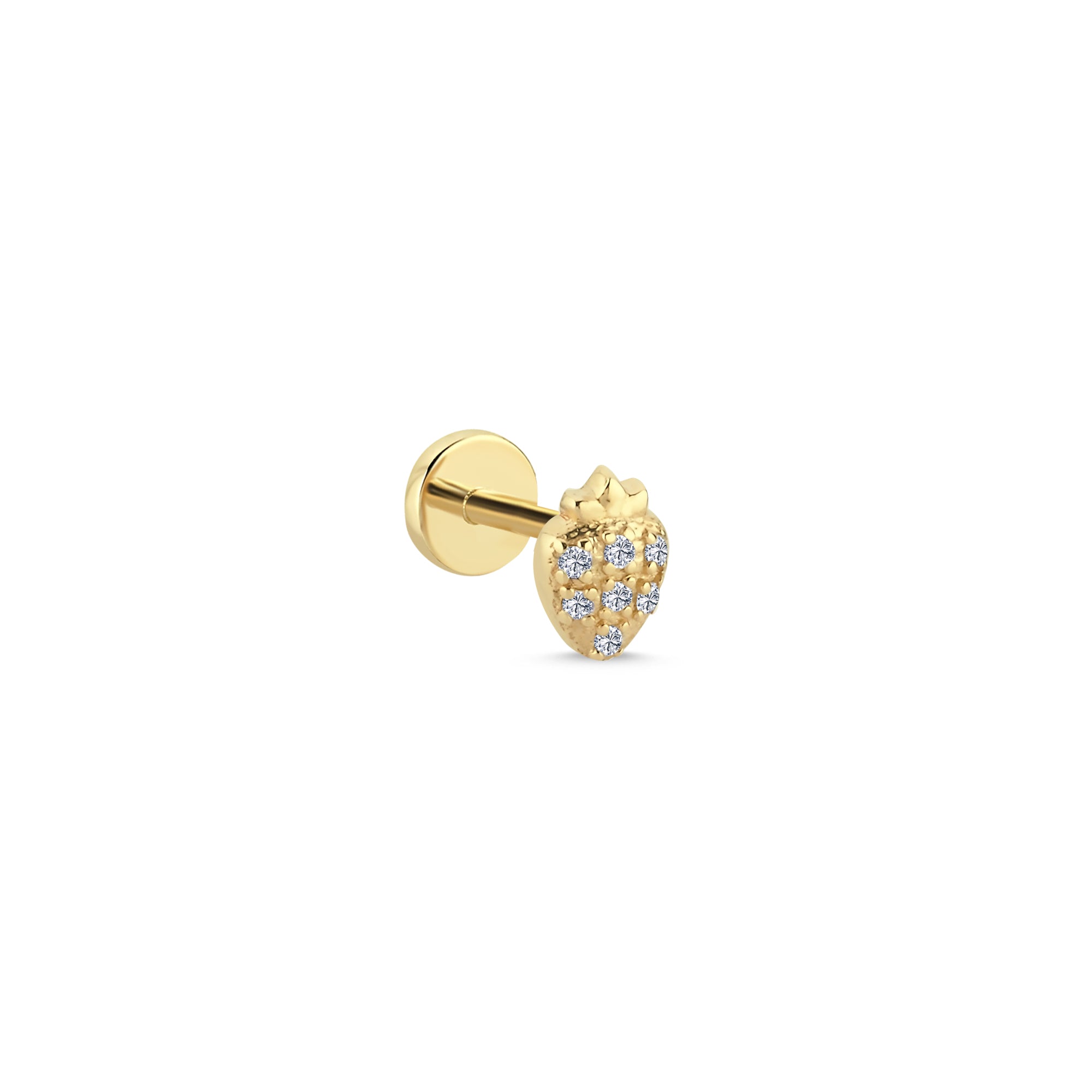 Diamond Pomegranate Tragus Earring