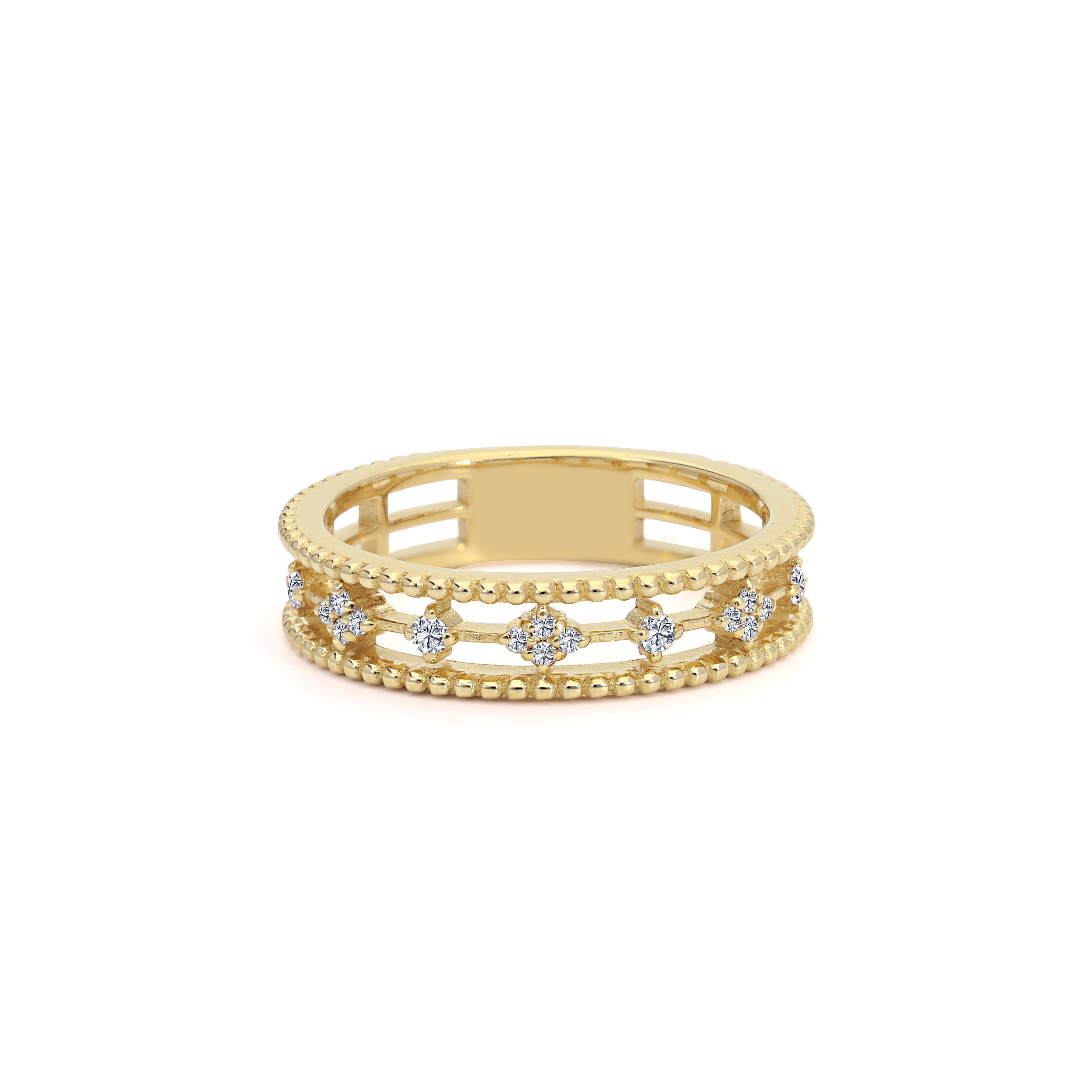 Diamond Ring with Multi Band