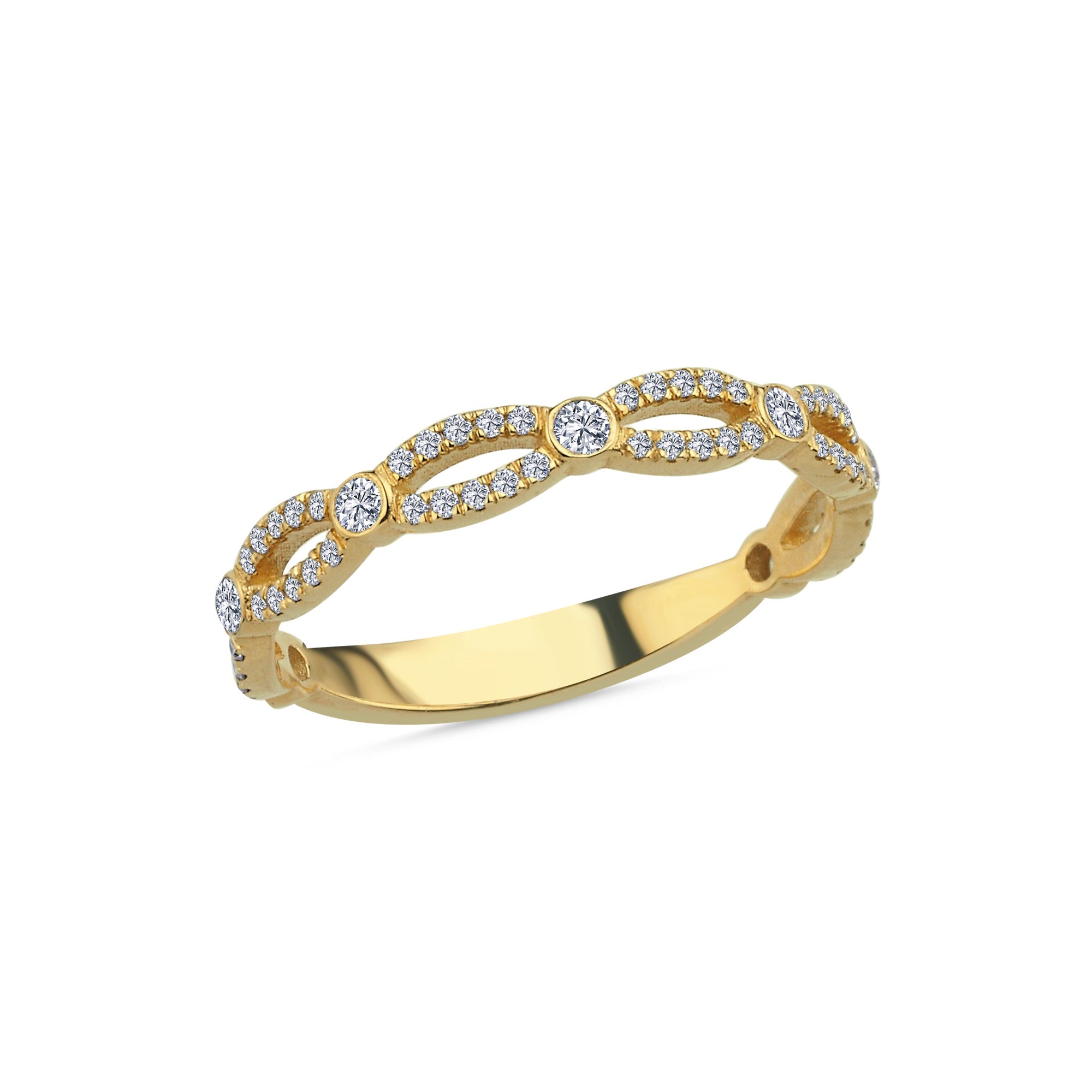 Diamond Rope Ring