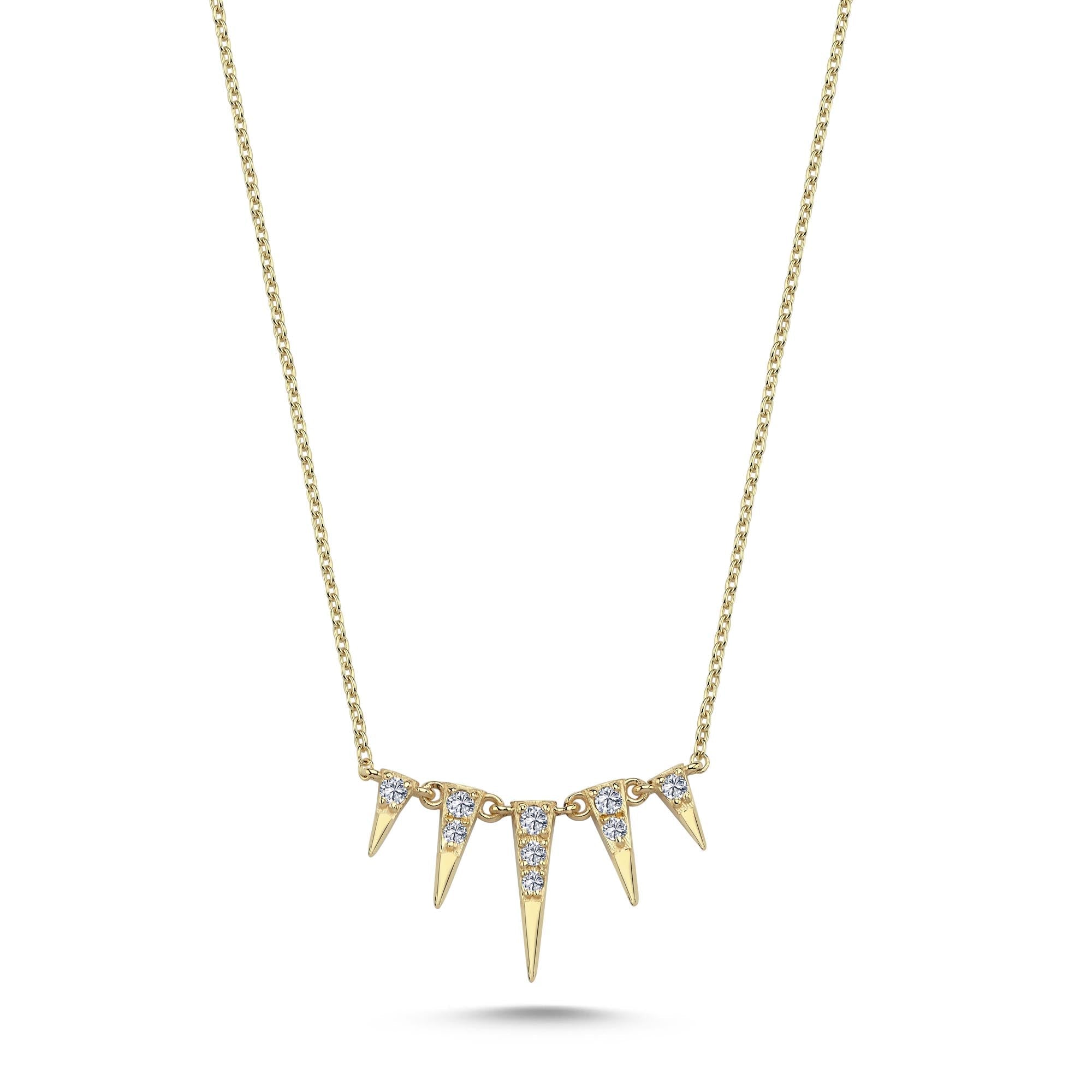 Diamond Spike Necklace