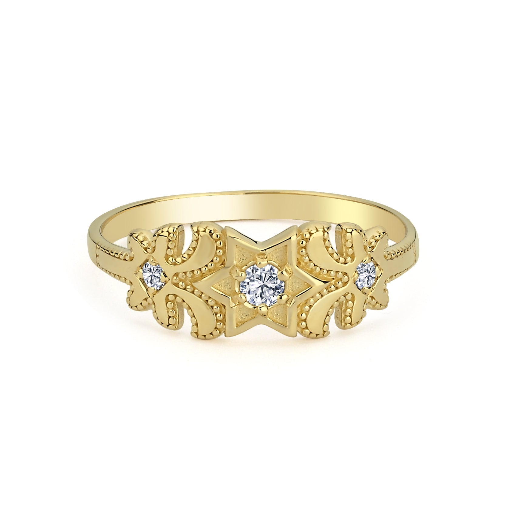 Diamond Star Stackable Ring