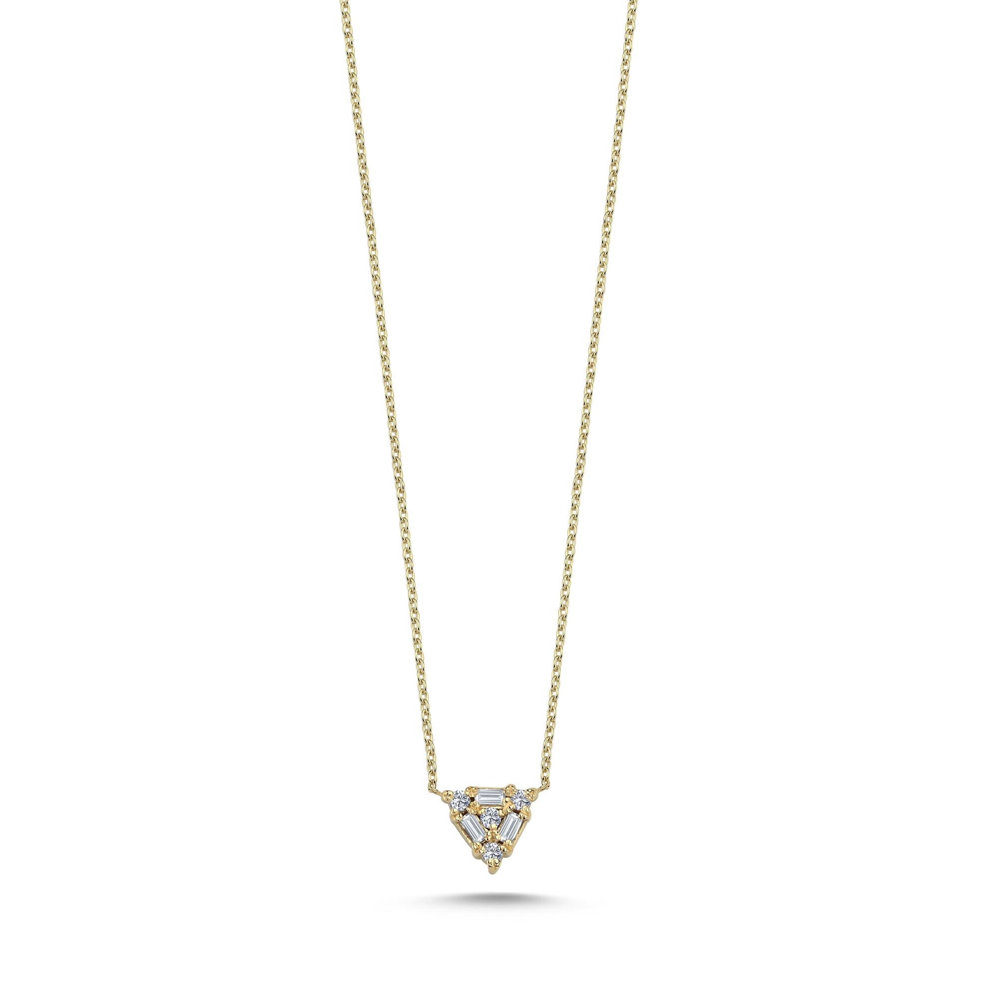 Diamond Triangle Necklace