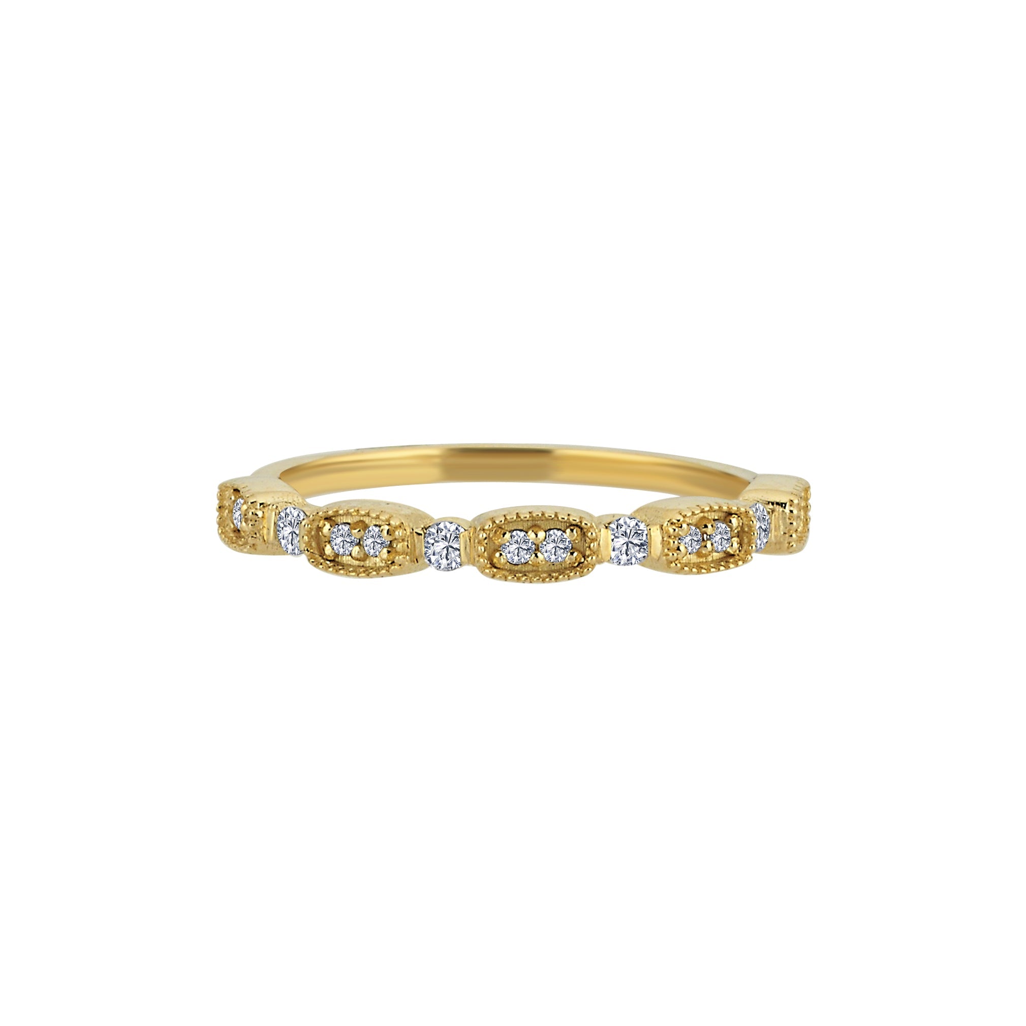 Diamond Wedding Ring in 14k Solid Gold