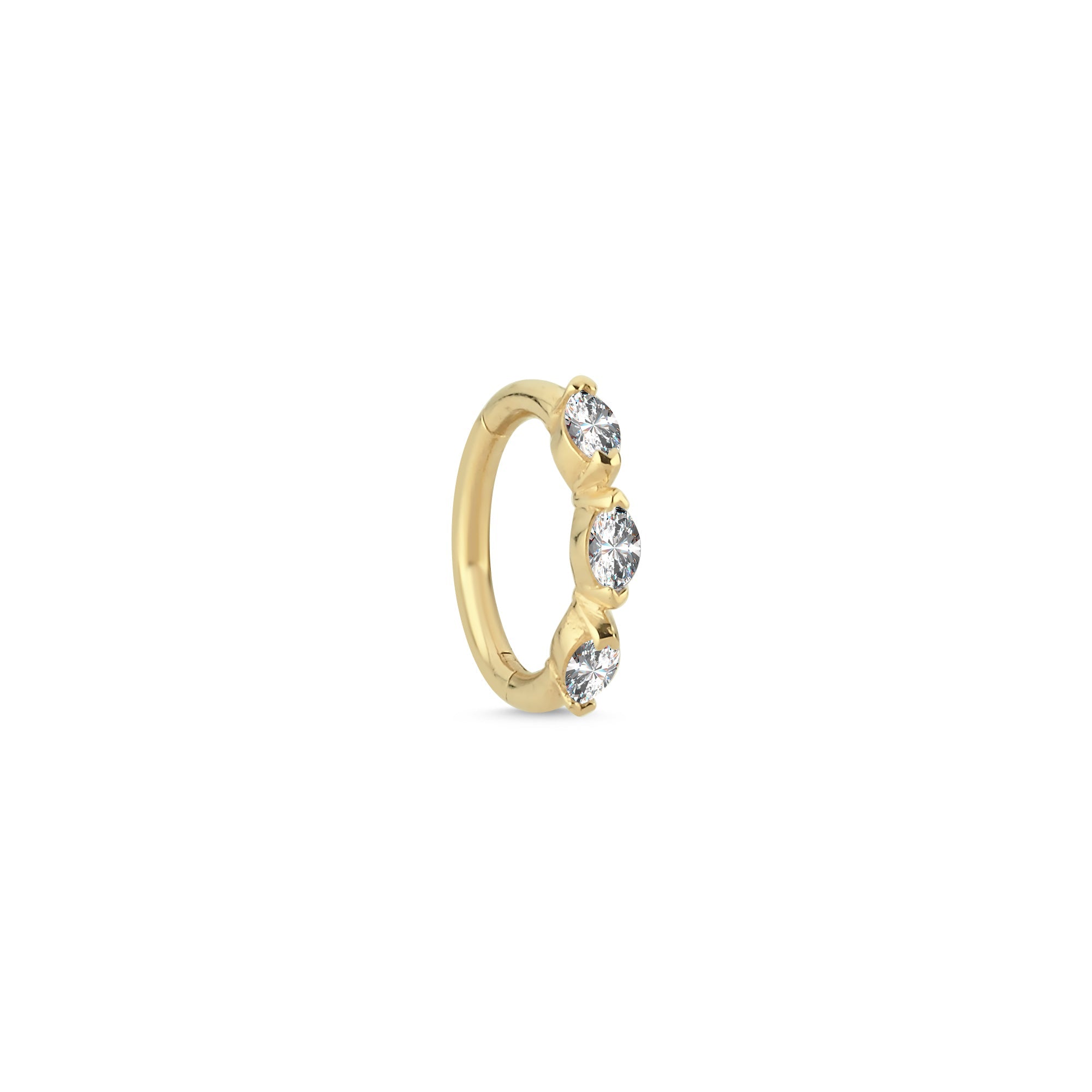 Marquise Diamond Tragus Helix Earring