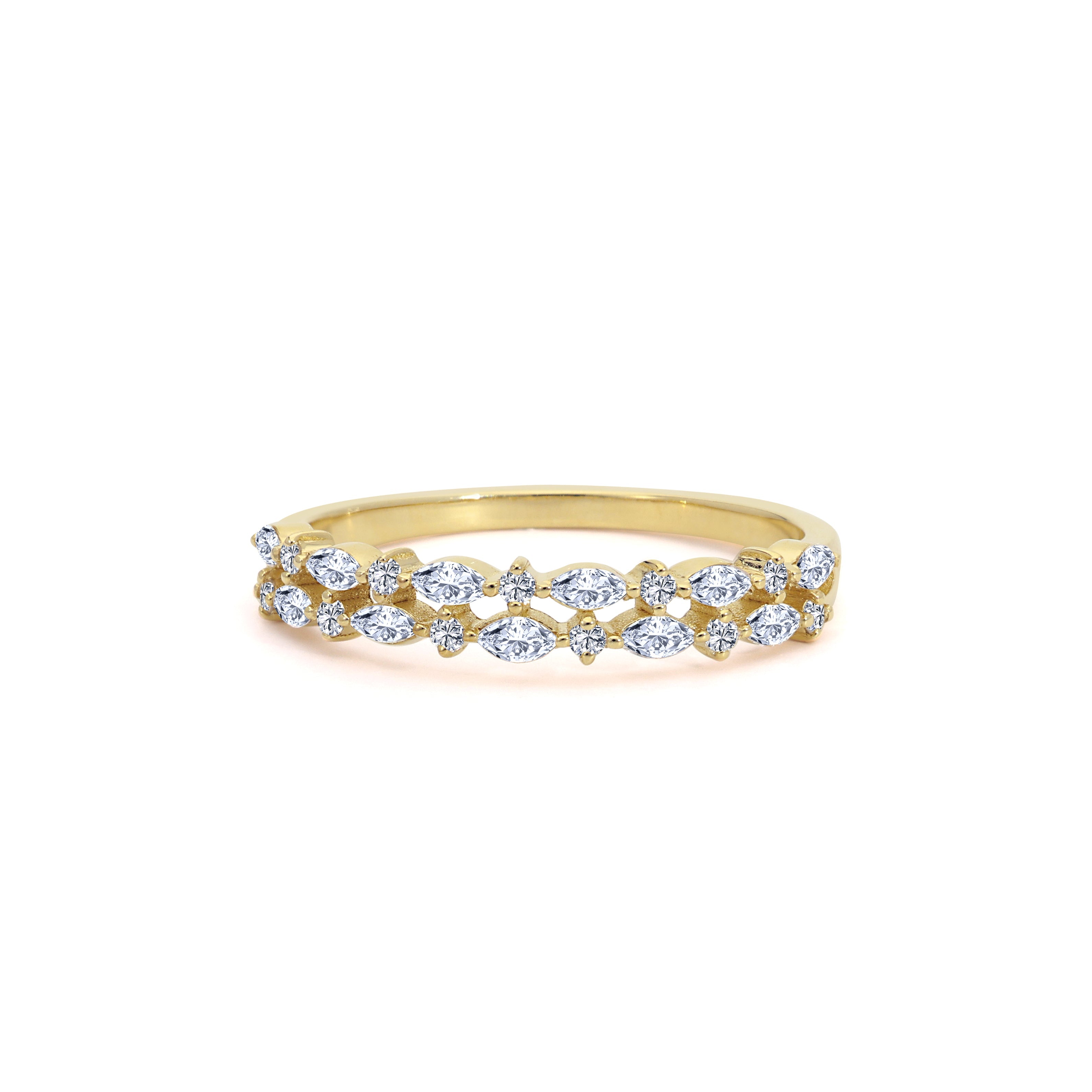 Marquise Diamond Wedding Ring