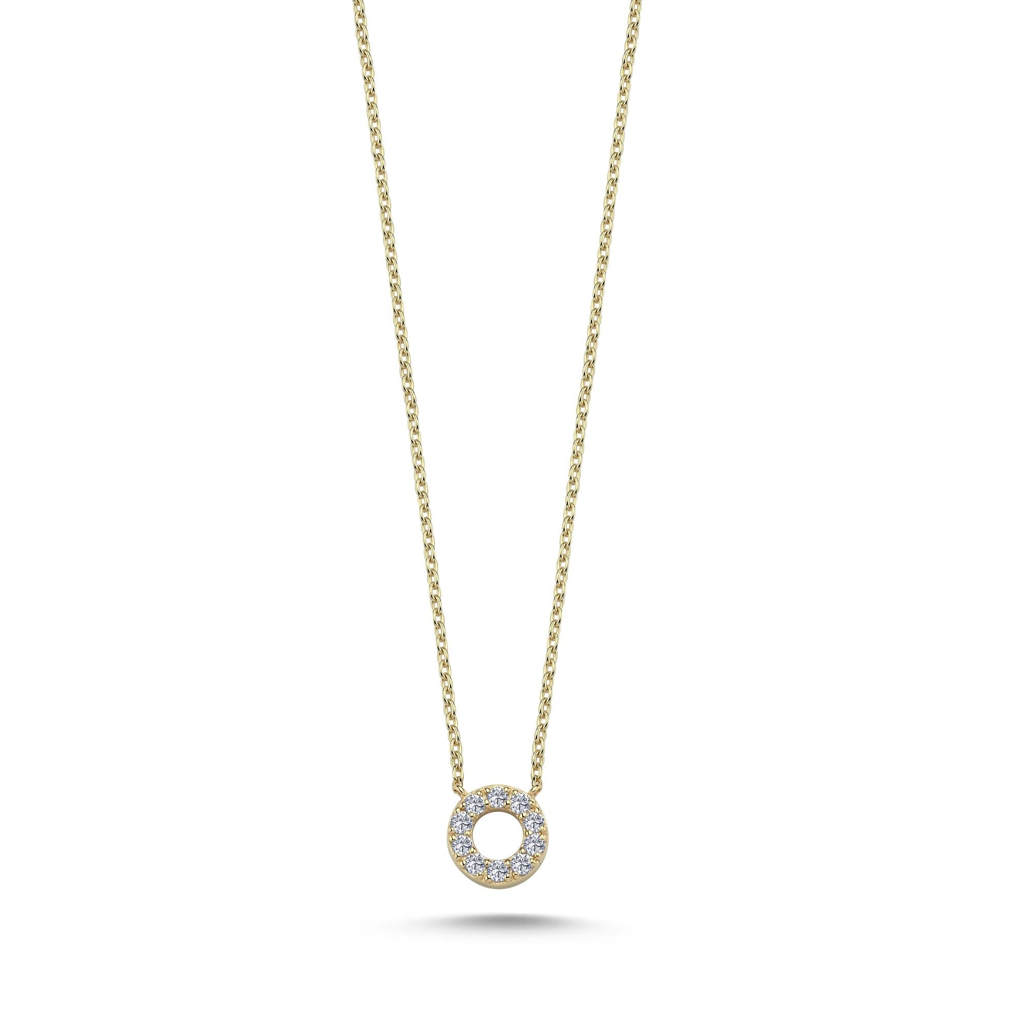 Mini Pave Diamond Necklace