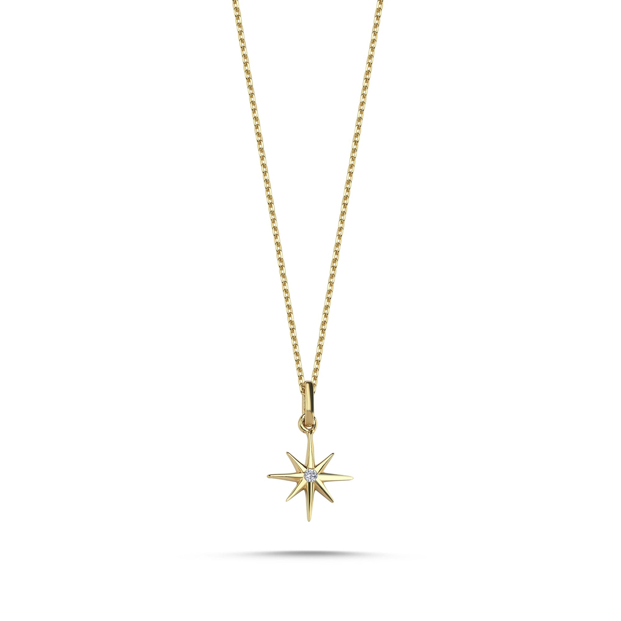 North Star Neklace with Diamond