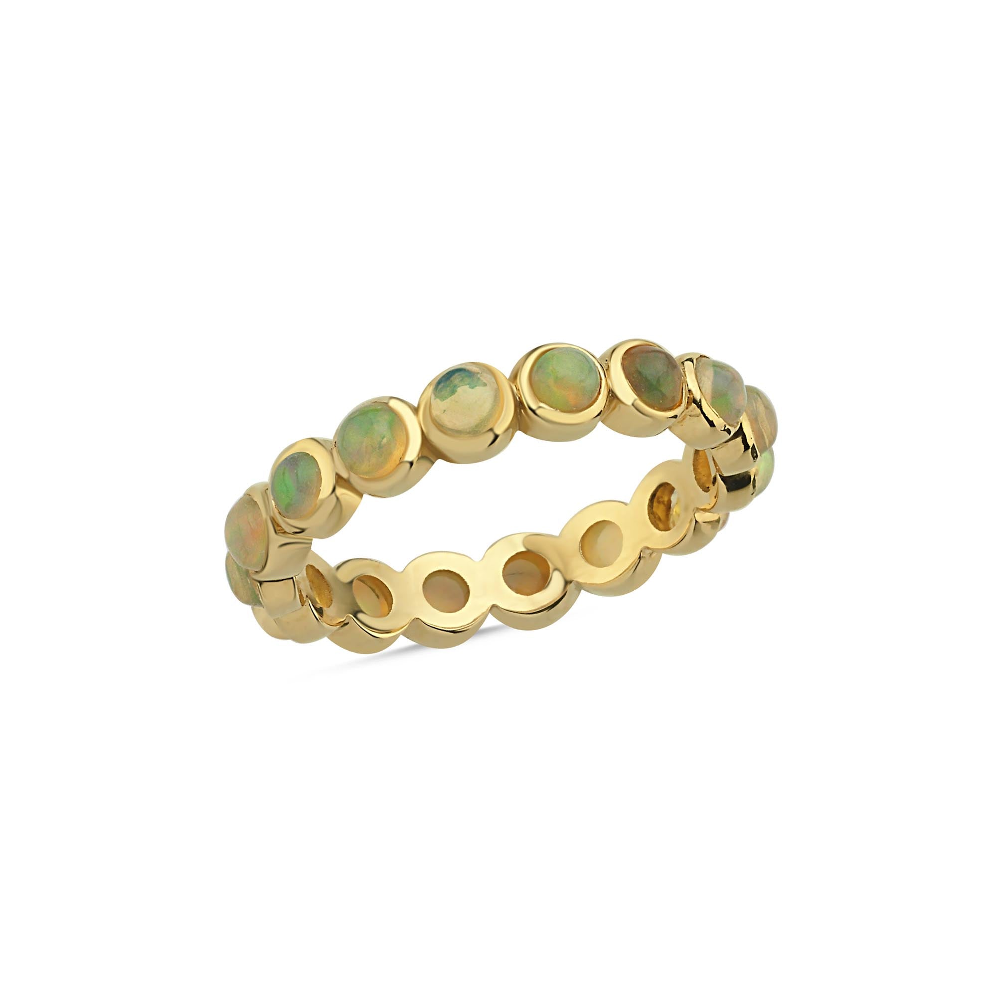 Opal Eternity Ring