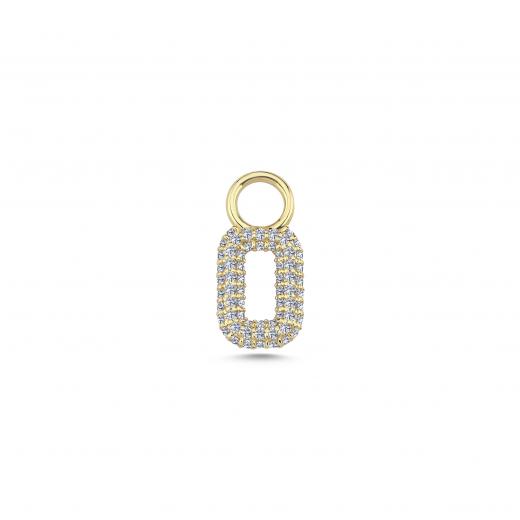 Pave Diamond Rectangle Charm