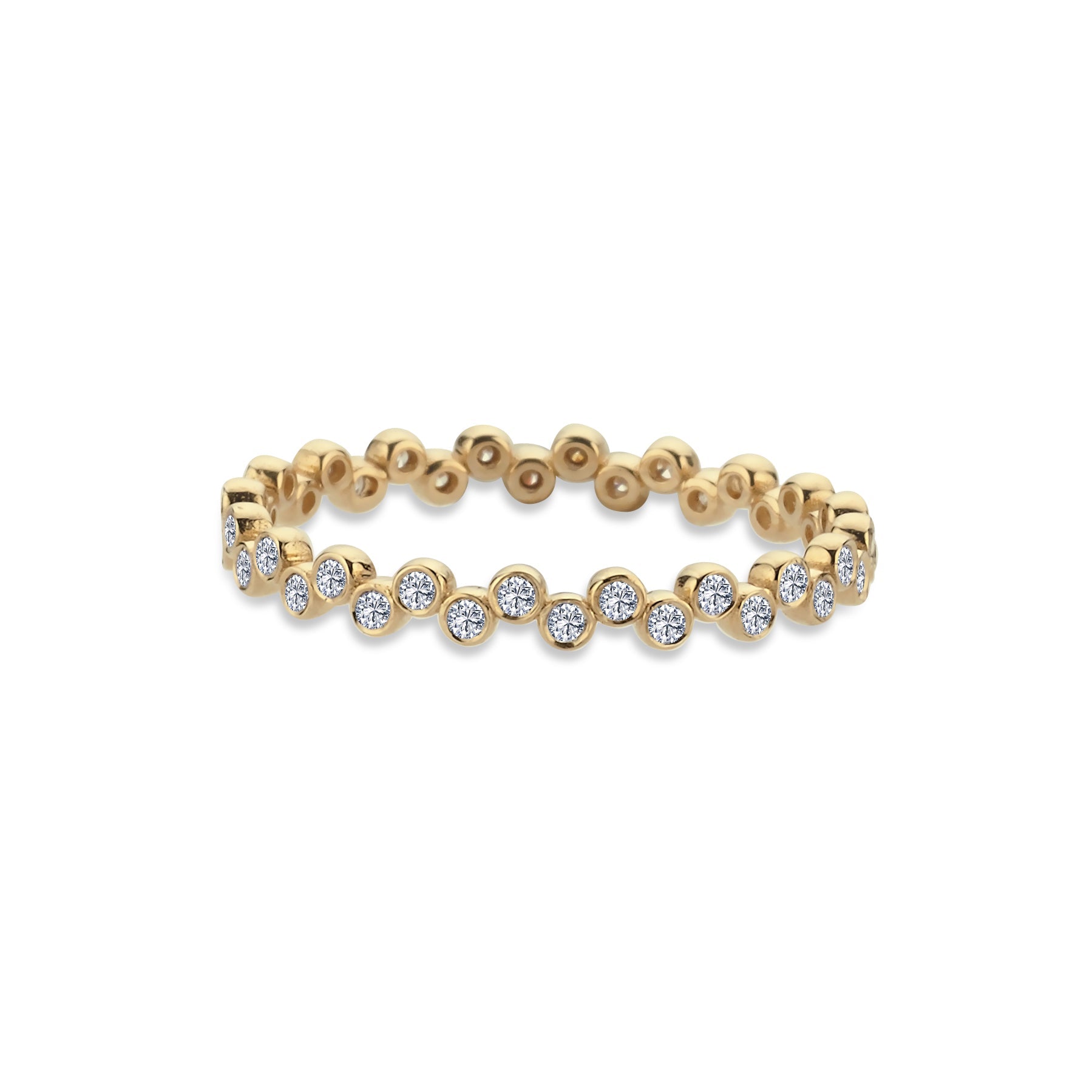 Small Ball Diamond Ring