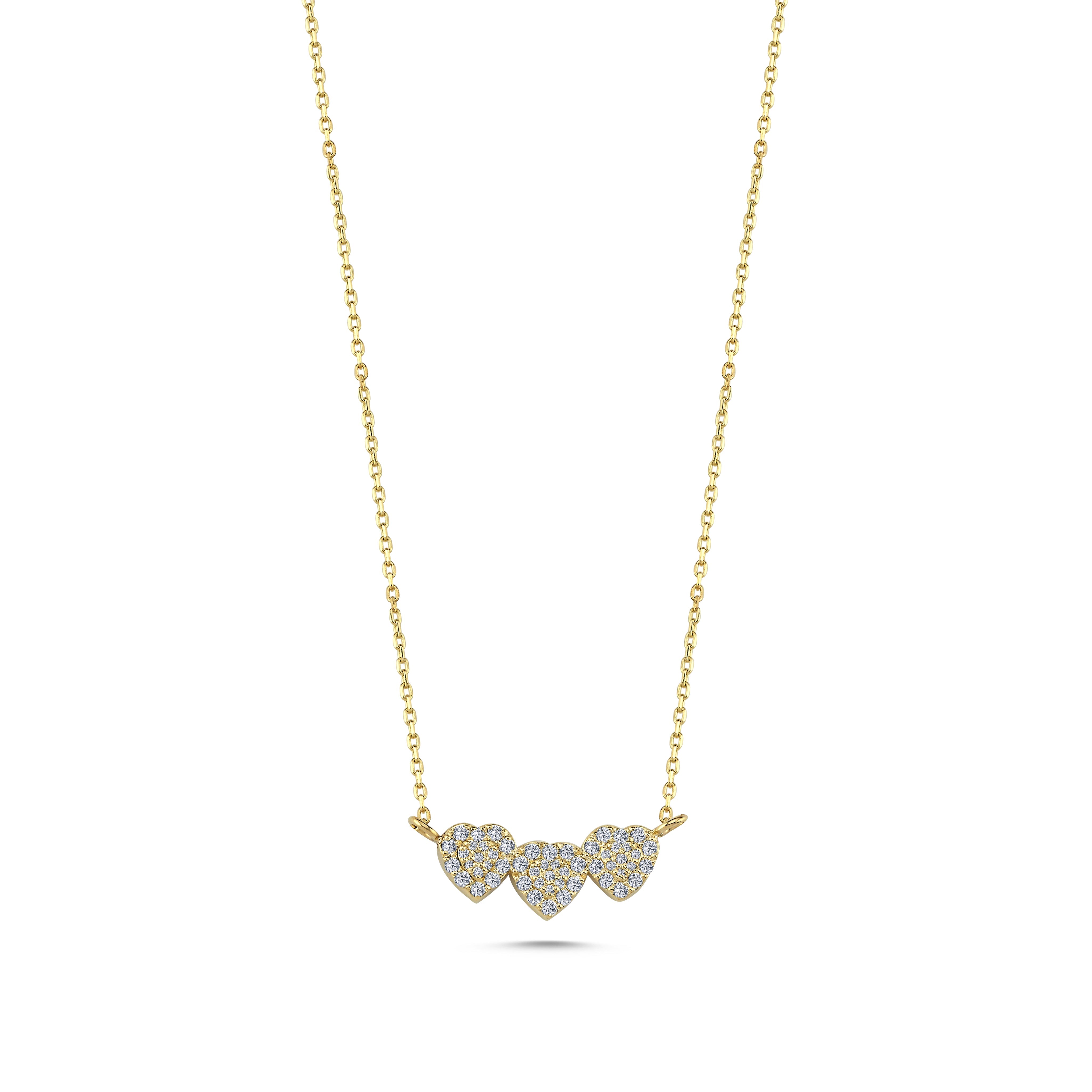 Small Diamond Heart Shaped Necklace