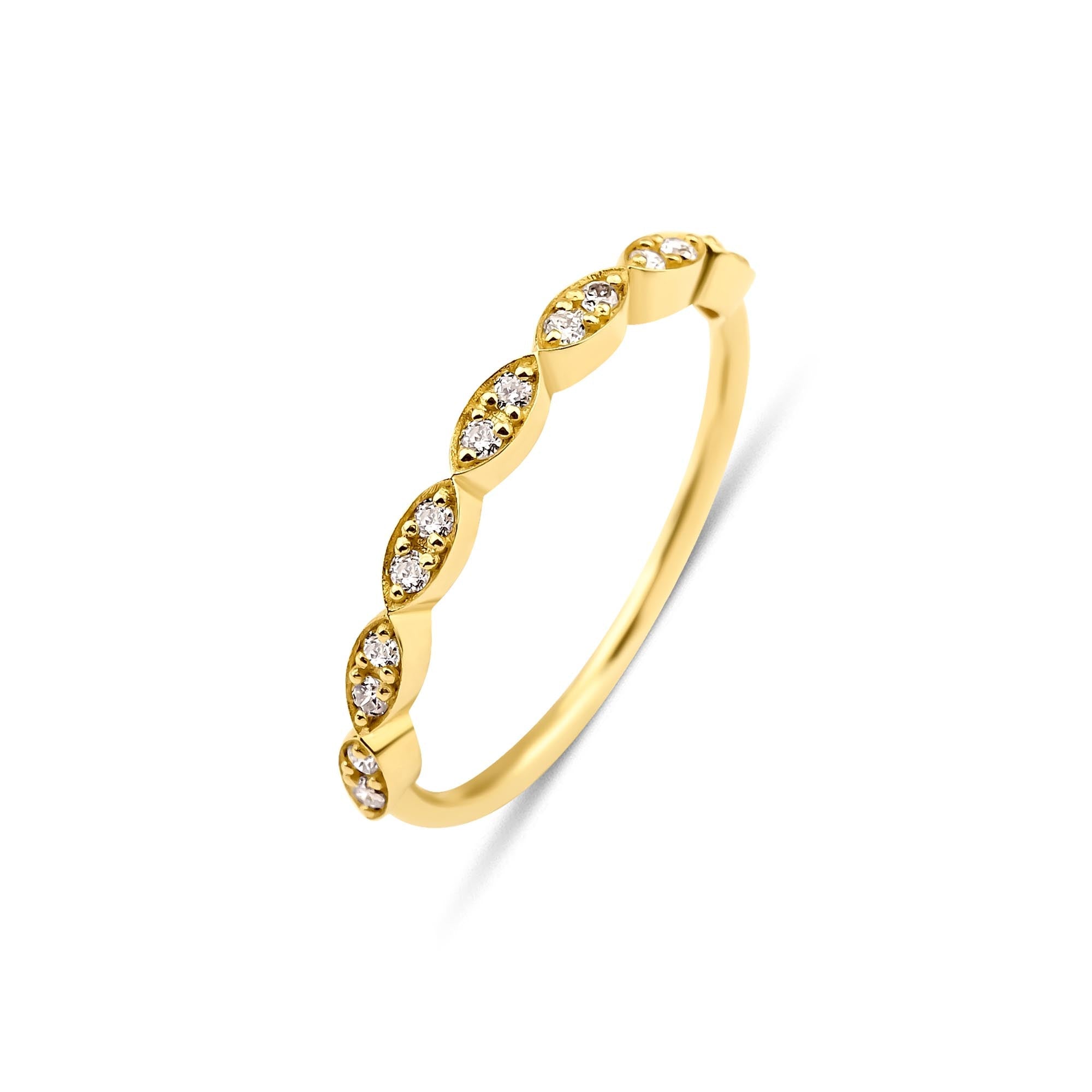 Small Diamond Wedding Ring