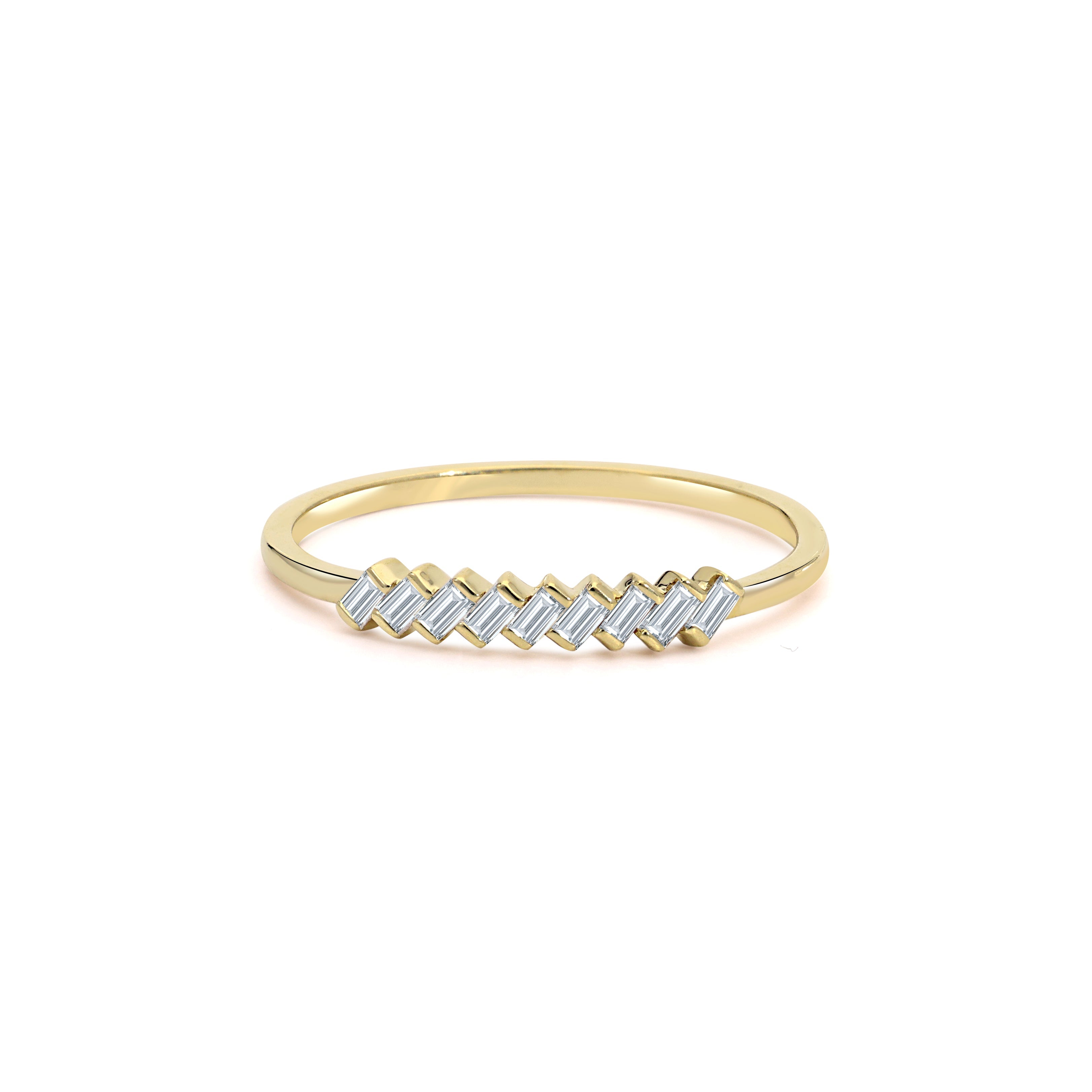 Tiny Baguette Diamond Ring