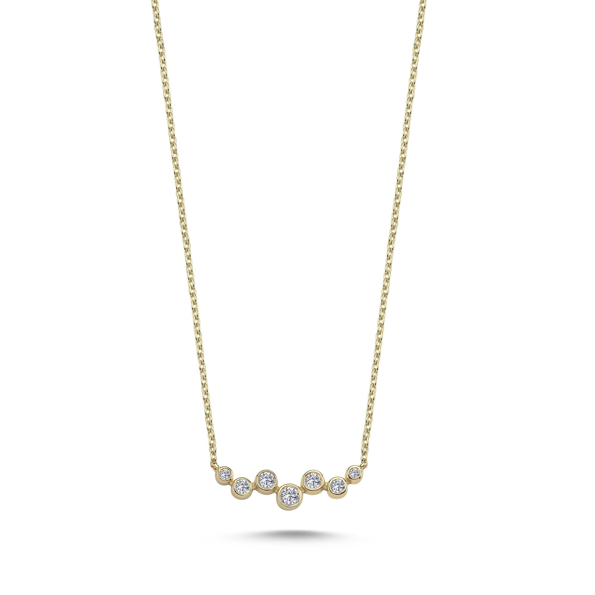 Zig Zag Diamond Necklace